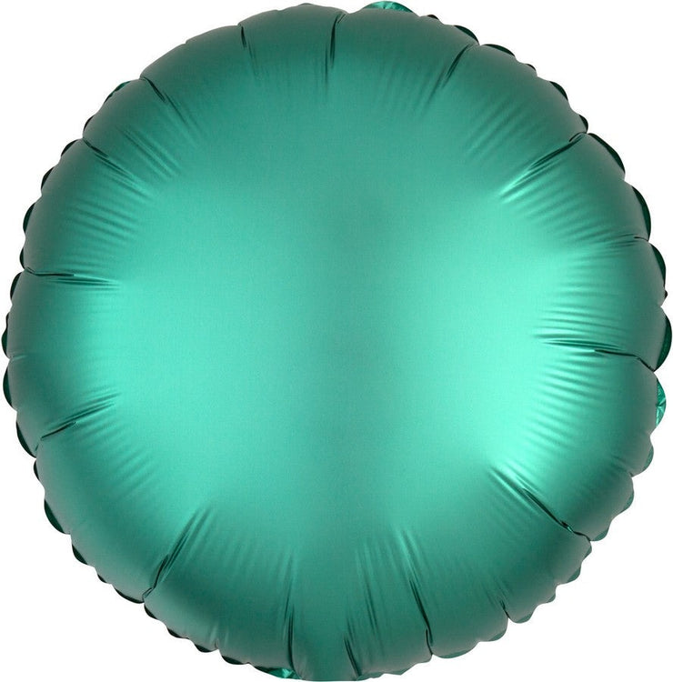 45cm Standard HX Satin Luxe Jade Circle Balloon