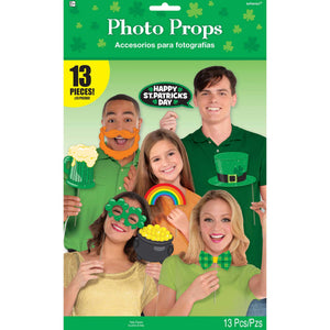 St Patricks Day Photo Prop Kit Pack of 13