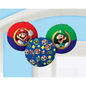 Super Mario Brothers Paper Lanterns Pack of 3