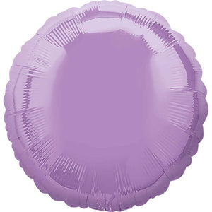 45cm Standard Circle HX Pearl Lavender Balloon
