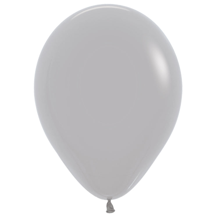 Sempertex 30cm Fashion Grey Latex Balloons 081 100PK Pack of 100