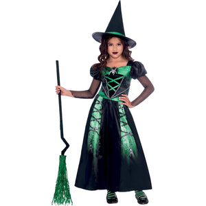 Spider Witch Girls Costume 8-10 Years
