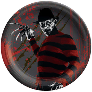 Nightmare on Elm St. 17cm Round Plate Pack of 8