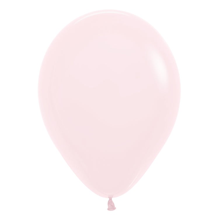 Sempertex 30cm Pastel Matte Pink Latex Balloons 609, 100PK Pack of 100