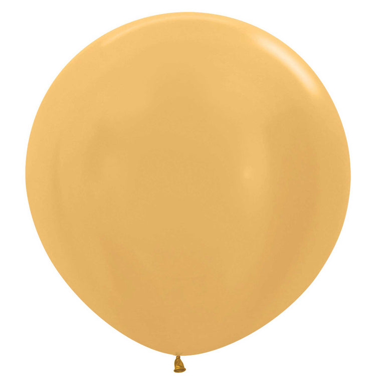Sempertex 60cm Metallic Gold R Latex Balloons 570, 3PK Pack of 3