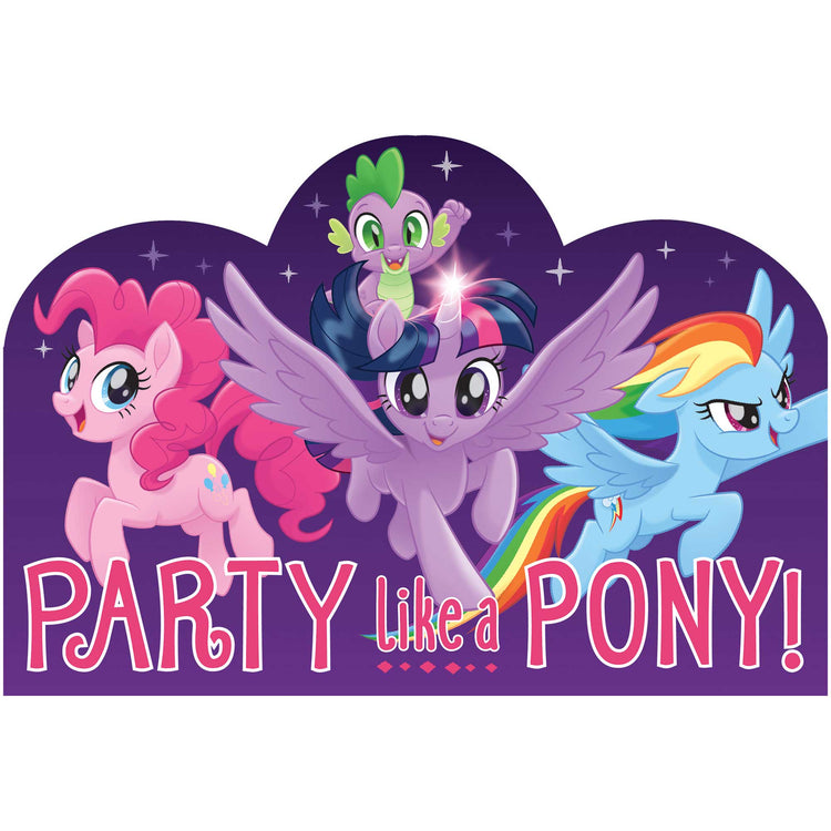 My Little Pony Friendship Adventures Postcard Invitations Pack of 8