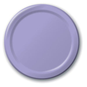 Luscious Lavender Round Paper Plate 17cm Pack of 24