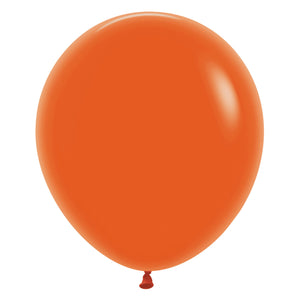 Sempertex 45cm Fashion Orange Latex Balloons 061 6PK Pack of 6