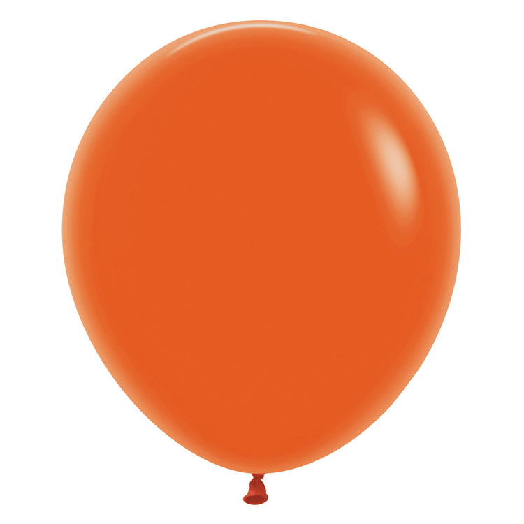 Sempertex 45cm Fashion Orange Latex Balloons 061 6PK Pack of 6