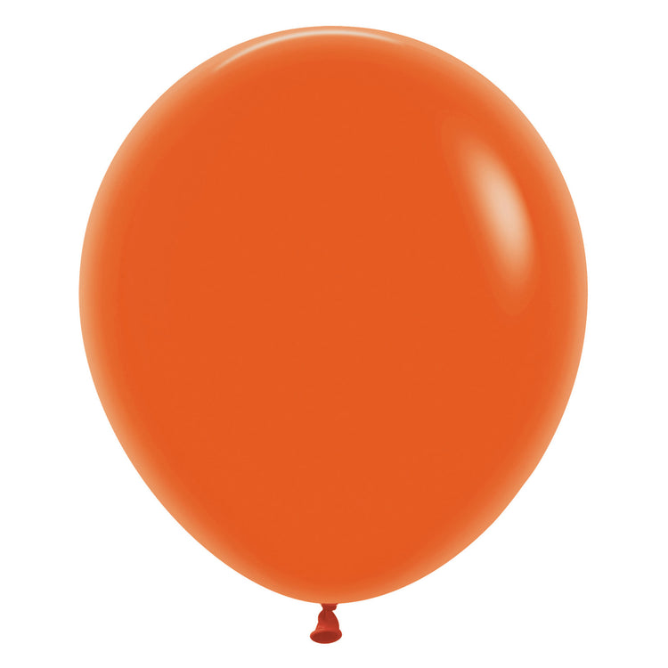 Sempertex 45cm Fashion Orange Latex Balloons 061, 6PK Pack of 6
