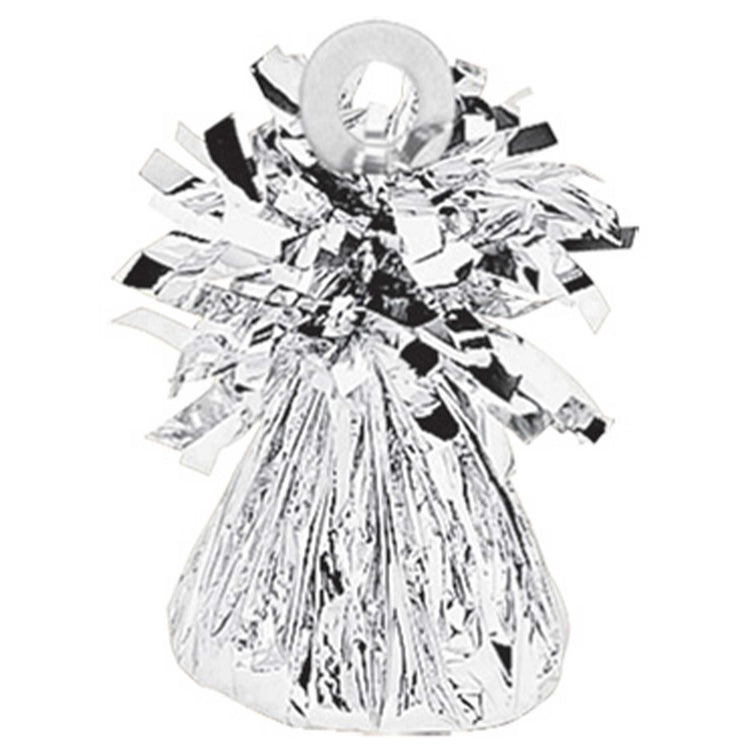 Christmas Silver Balloon Weight