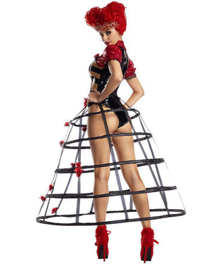Caged Heart Queen Womens Costume