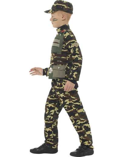 Camouflage Military Boys Costume