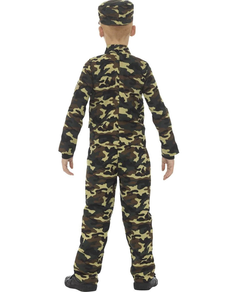 Camouflage Military Boys Costume