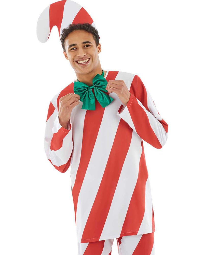 Candy Cane Man Mens Costume