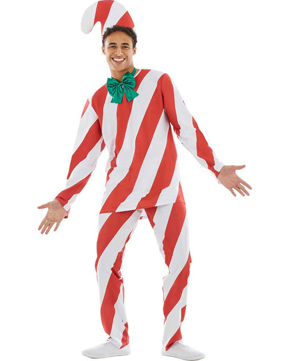 Candy Cane Man Mens Costume