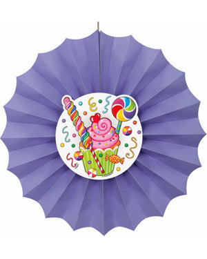 Candy Party Paper Fan Decoration 30cm
