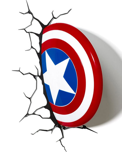 Captain America Shield 3D Wall Light