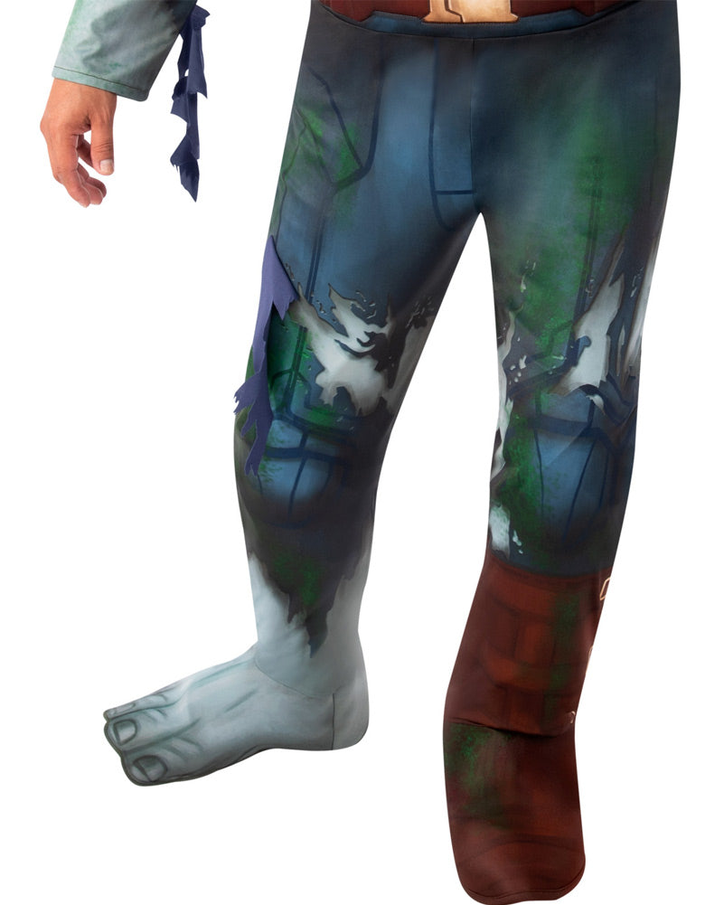 Captain America Zombie Deluxe Teen Boy Costume