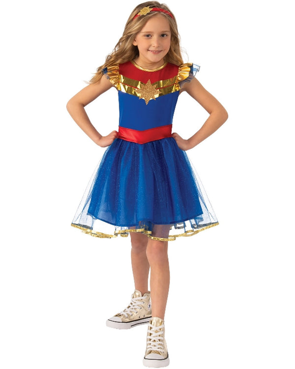 Captain Marvel Tutu Dress Girls Costume