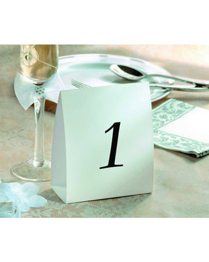 Cardstock Place Cards Table Numbers 1 to 12