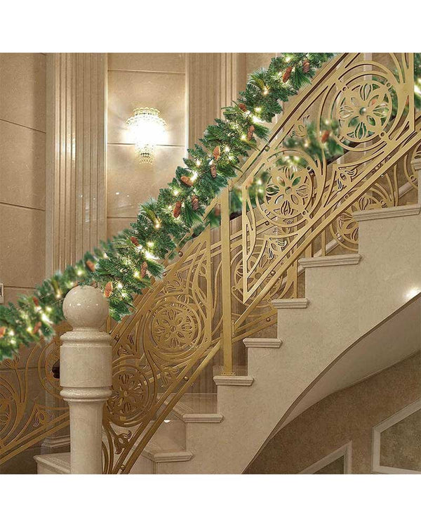 Carolina Pine Artificial Holiday Christmas Garland 2.7m