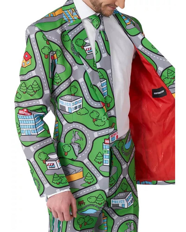 Carpet City Green Mens Suitmeister