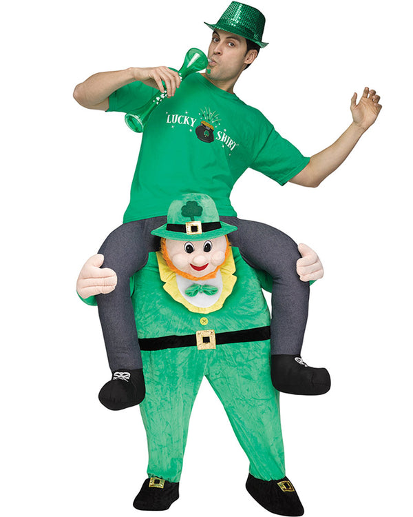 Carry Me Leprechaun Adult Costume