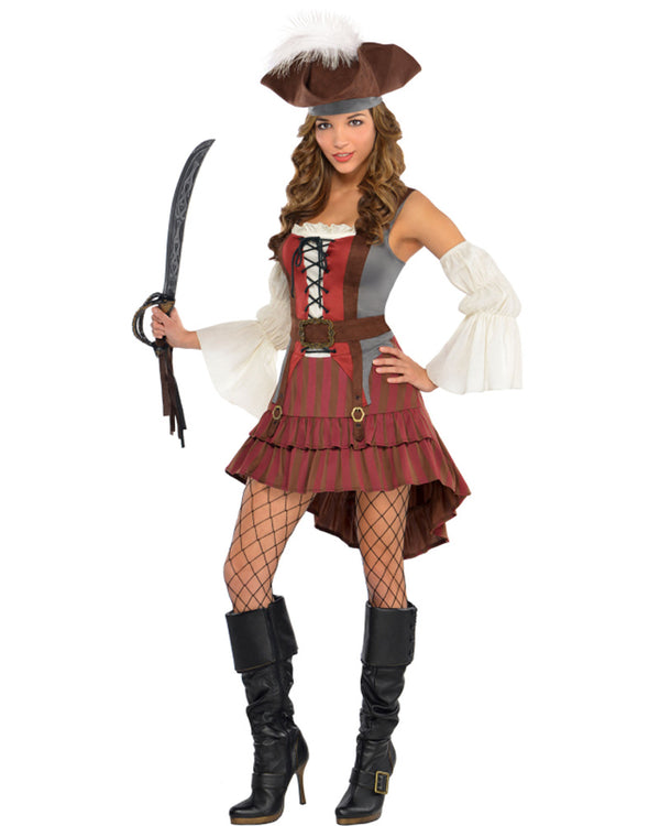 Castaway Pirate Womens Costume