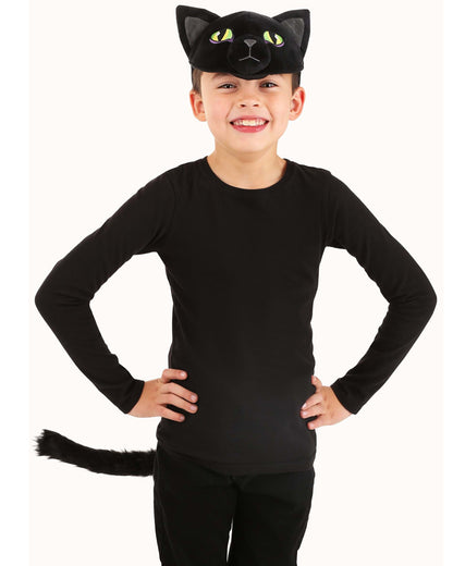 Cat Plush Headband and Tail Deluxe Set