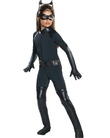 Catwoman Dark Knight Deluxe Girls Halloween Costume