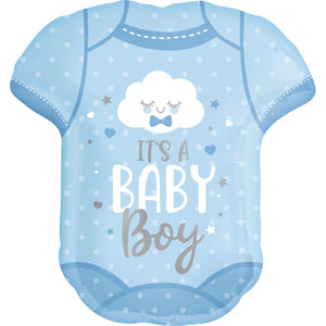 SuperShape Its a Baby Boy Onesie Balloon