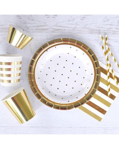 Gold Foil Cupcake Wrappers Pack of 12
