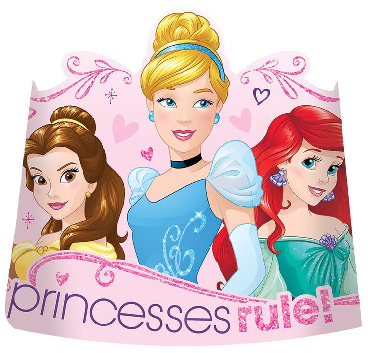 Disney Princess Dream Big Paper Tiaras Pack of 8
