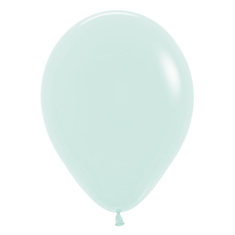 Sempertex 30cm Pastel Matte Green Latex Balloons 630 100PK Pack of 100