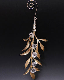 Christmas Champagne Misteltoe Tree Ornament 17cm