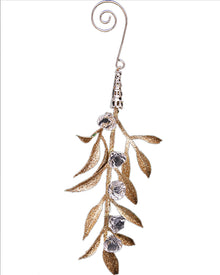Christmas Champagne Misteltoe Tree Ornament 17cm