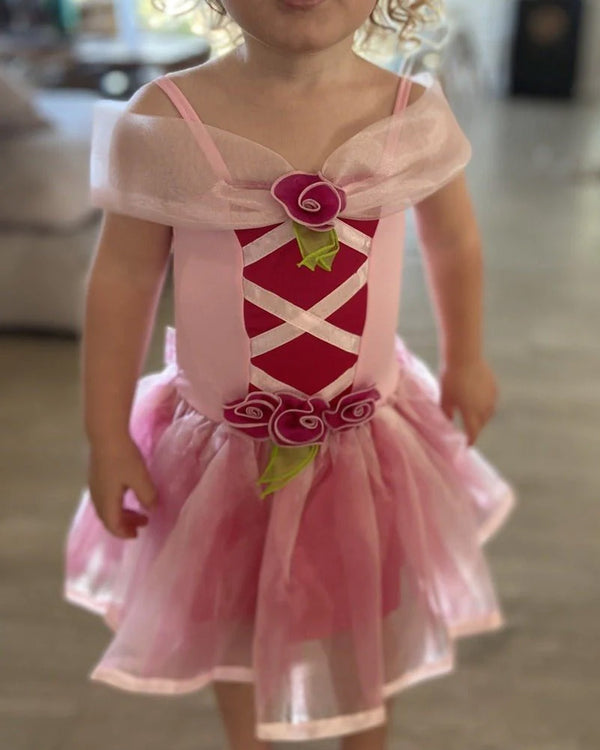 Charm Pink Princess Dress Girls Costume