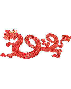 Chinese New Year Dragon Jointed Cutout