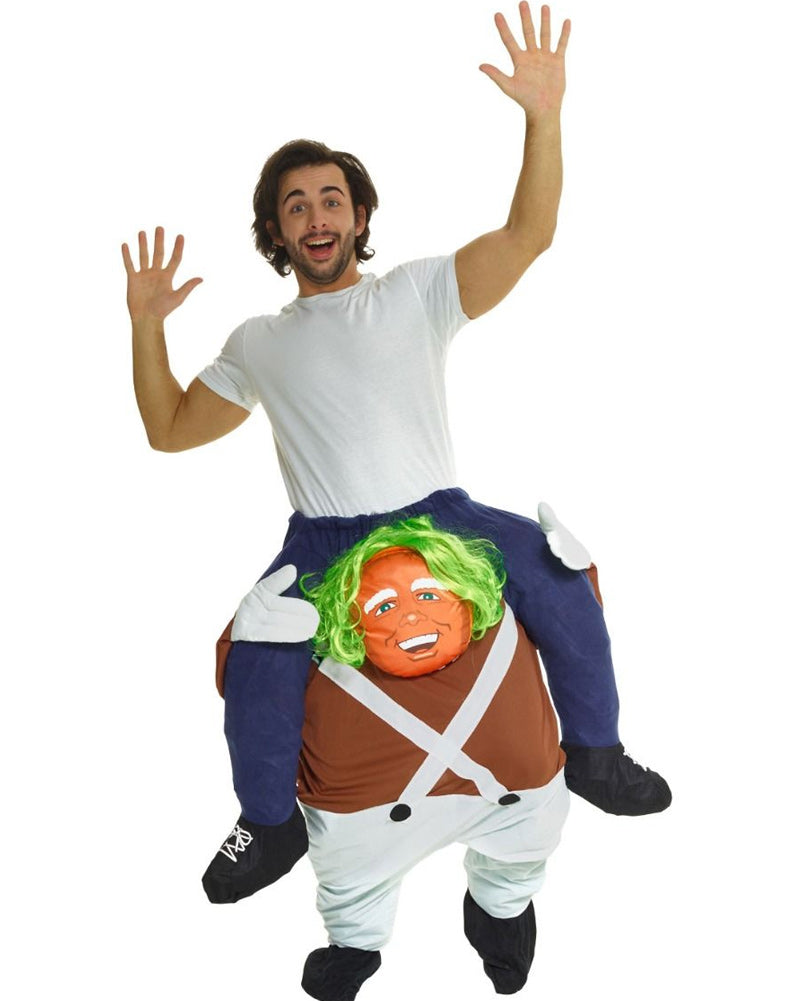 Chocolate Factory Worker Piggyback Adult Book Week Costume