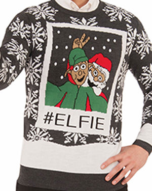 Christmas Elfie Mens Sweater