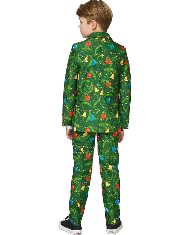 Christmas Green Icons Light up Boys Suitmeister