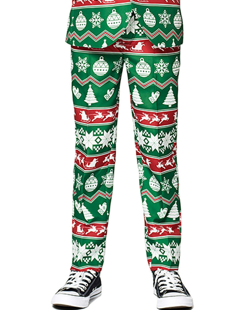 Christmas Green Nordic Boys Suitmeister