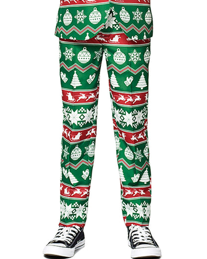 Christmas Green Nordic Boys Suitmeister