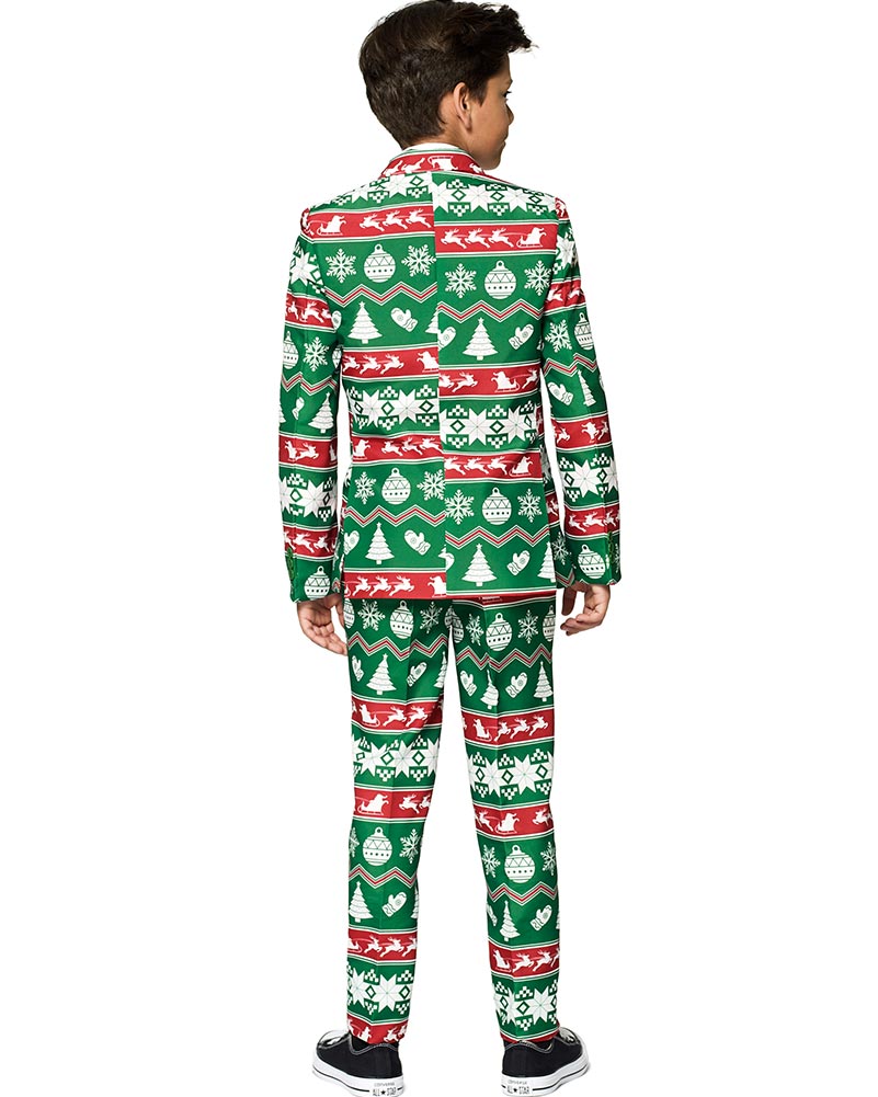 Christmas Green Nordic Boys Suitmeister