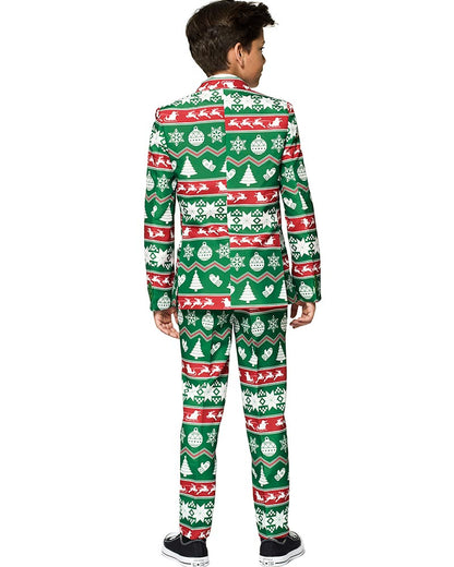 Christmas Green Nordic Boys Suitmeister