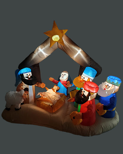 Christmas Nativity Scene Lawn Inflatable 1.6m