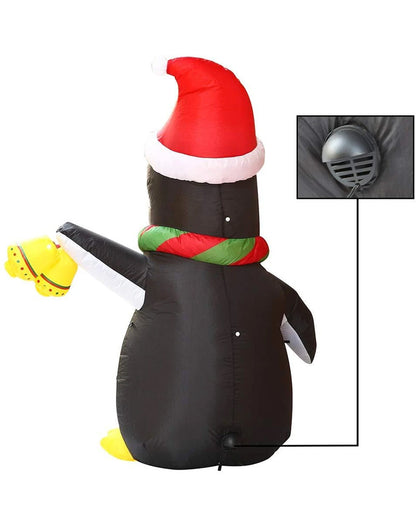 Christmas Penguin Lawn Inflatable 1.5m