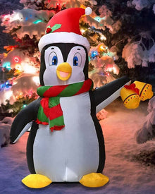 Christmas Penguin Lawn Inflatable 1.5m