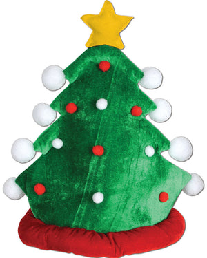 Plush Christmas Tree Hat